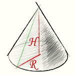 Объем круглого конуса